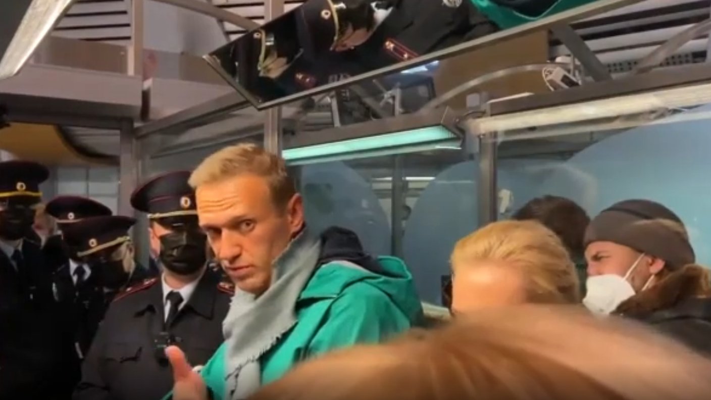 Navalny è stato arrestato dalla polizia a Mosca, allo scalo di Sheremetyevo