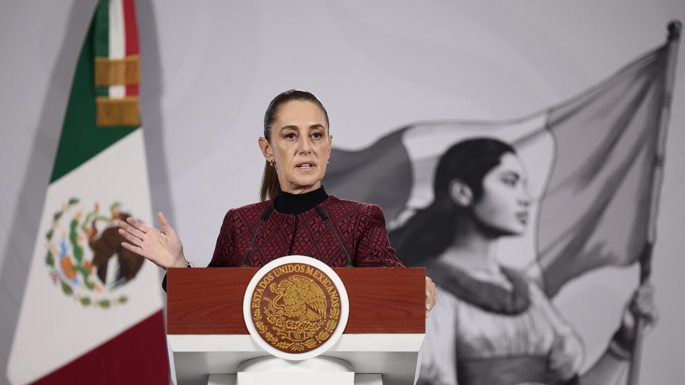 La presidente del Messico, Claudia Sheinbaum