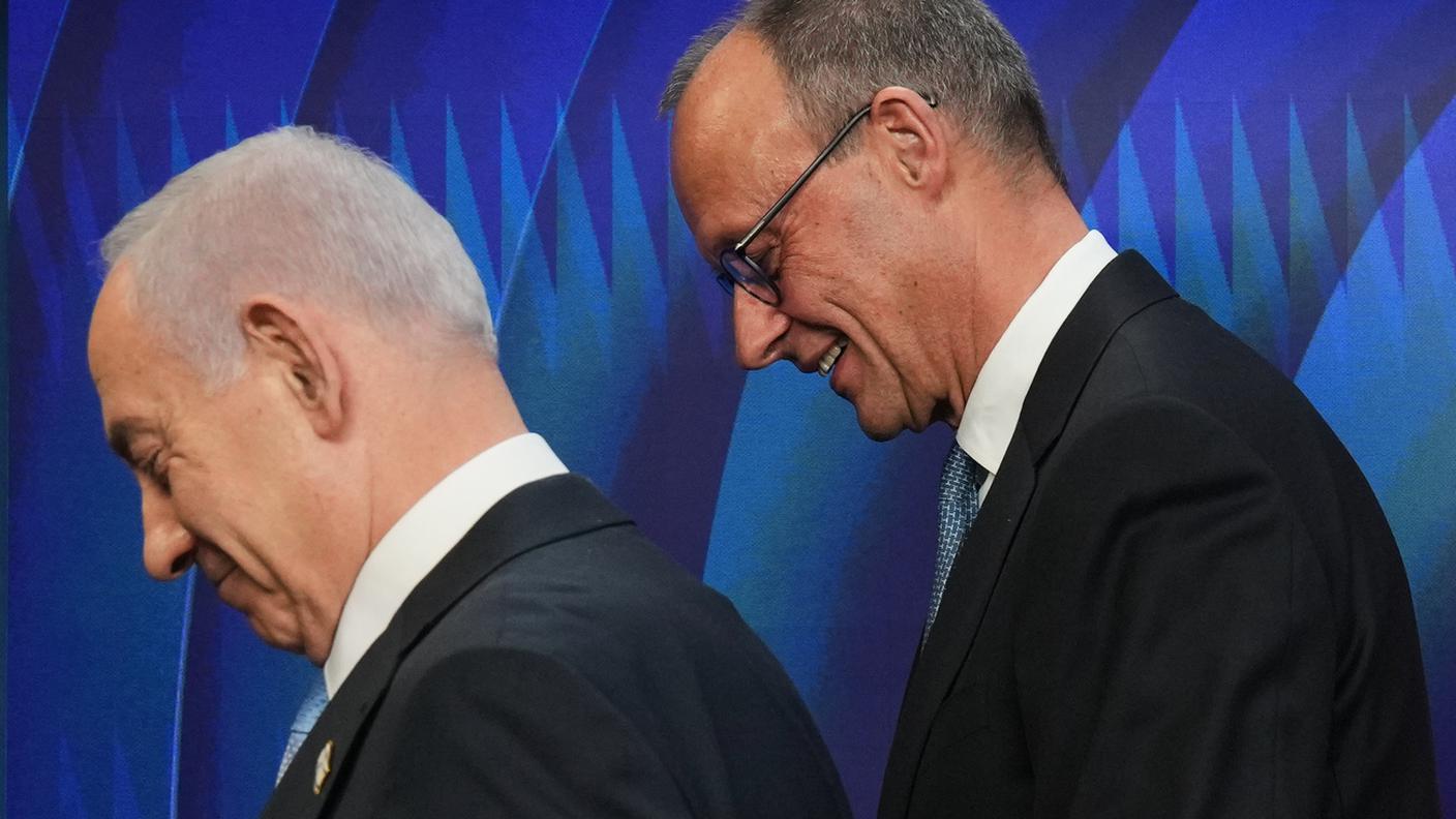  Benjamin Netanyahu e Friedrich Merz