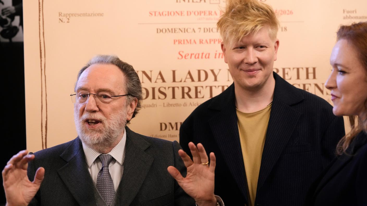 Chailly nei giorni scorsi con due membri del cast