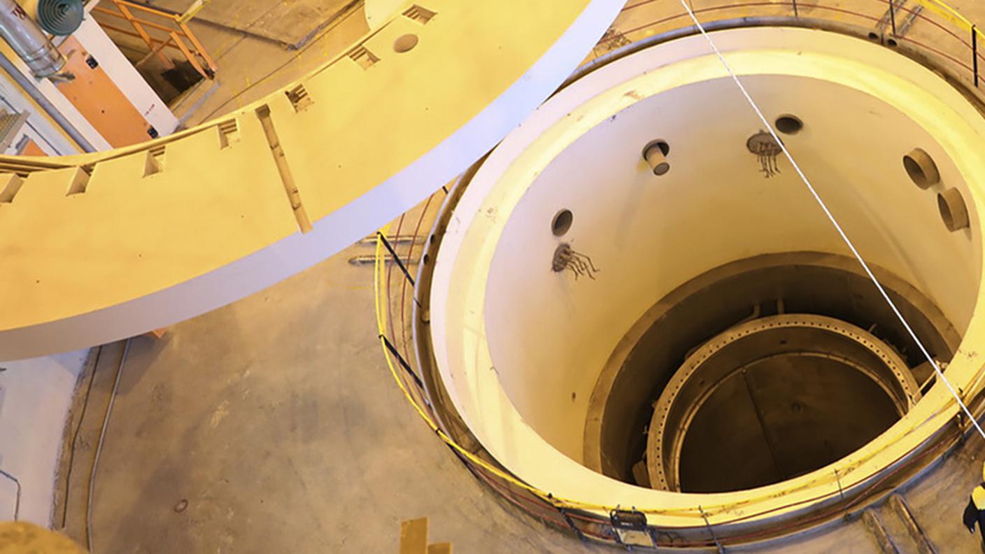 Foto d'archivio di un impianto nucleare