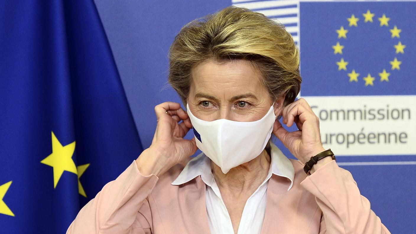 La presidente della Commissione europea, Ursula von der Leyen