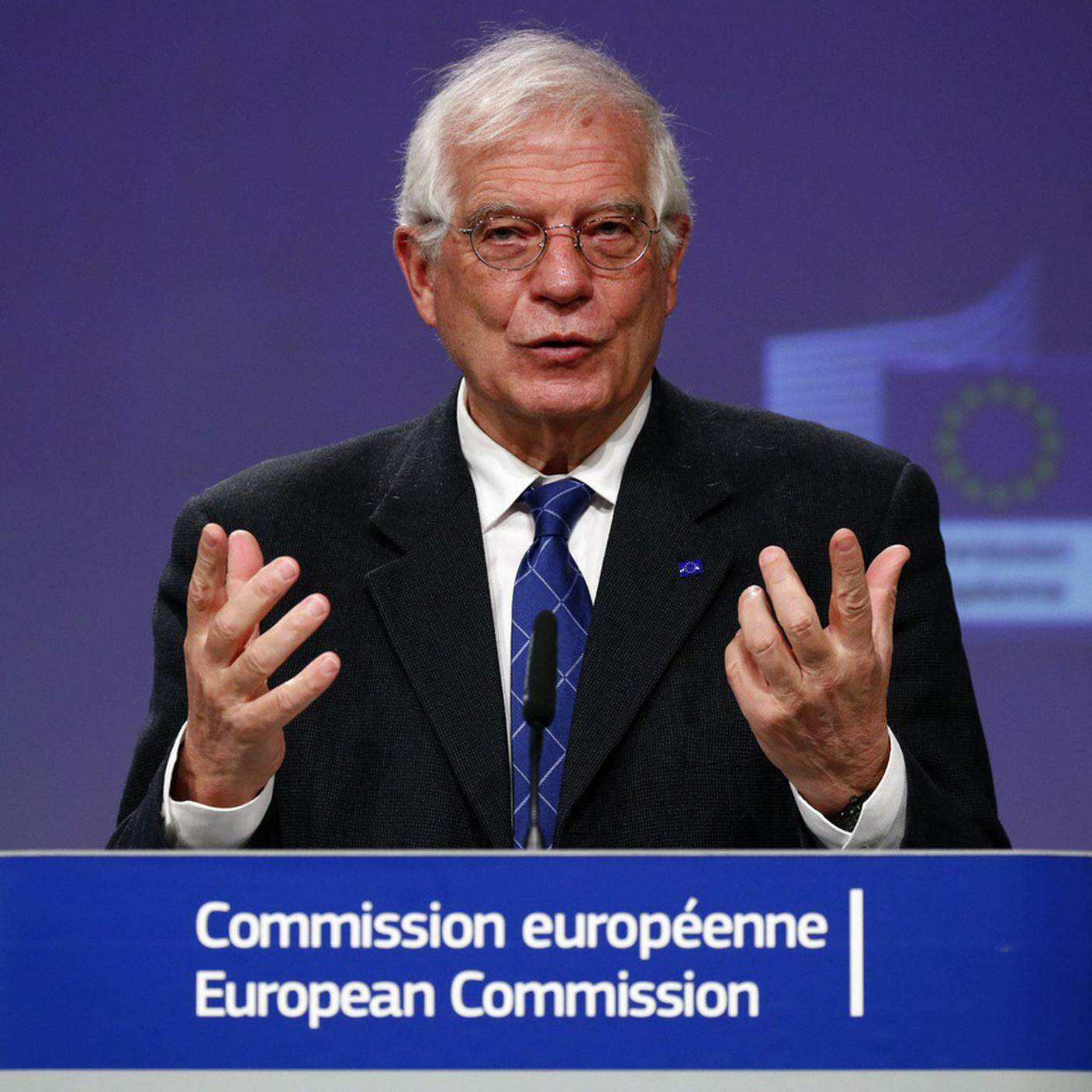 Il capo della diplomazia europea, Josep Borrell, ha definito le relazioni con la Russia come molto tese