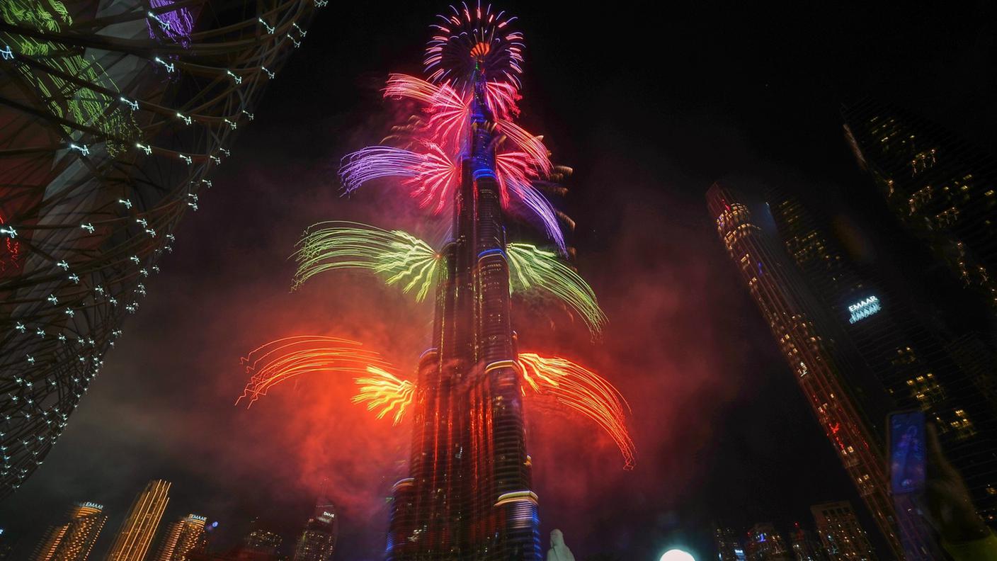 Il Burj Khalifa sotto un'altra luce