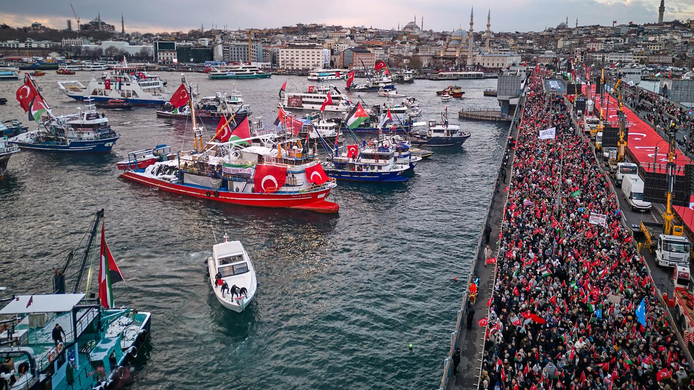 manifestazione a Istanbul