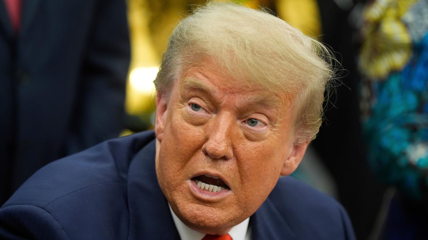 Il presidente statunitense Donald Trump