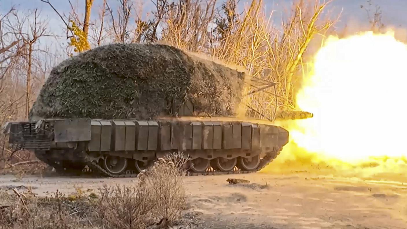 Un tank russo (foto d'archivio)