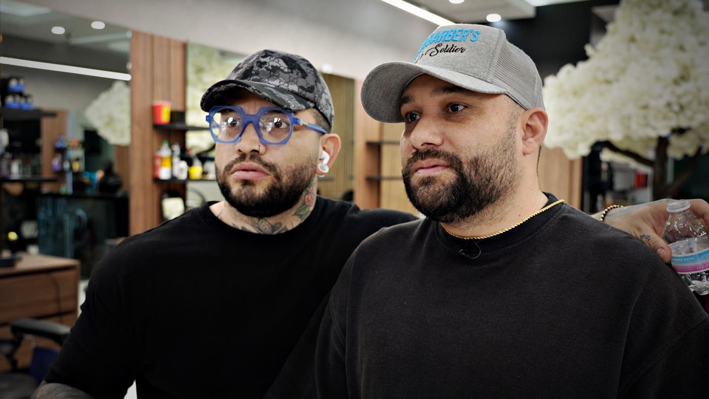 Heinker Ramos e Leo Infante, titolari del salone “God is Good” di Doral, Florida