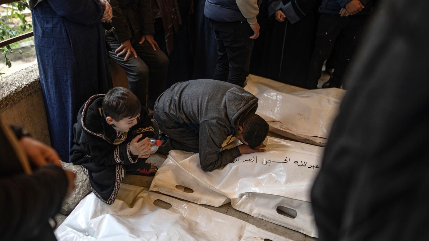 Il dolore dei familiari