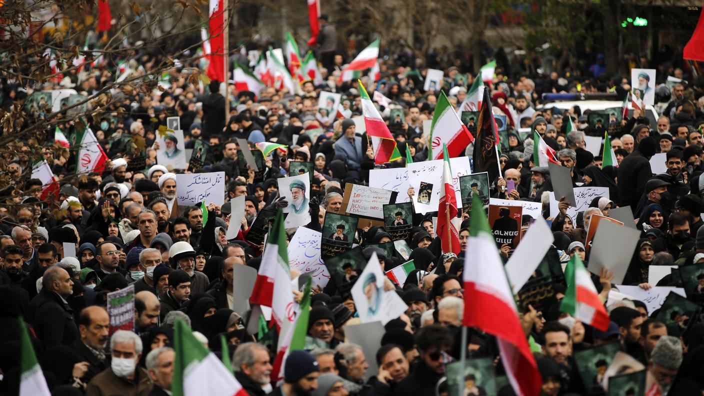 Manifestanti in Iran