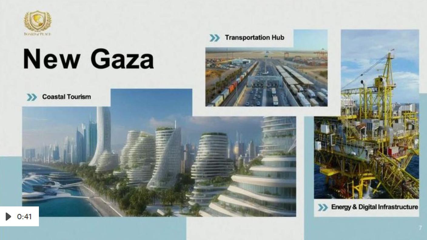 La "nuova Gaza" nella visione di Trump