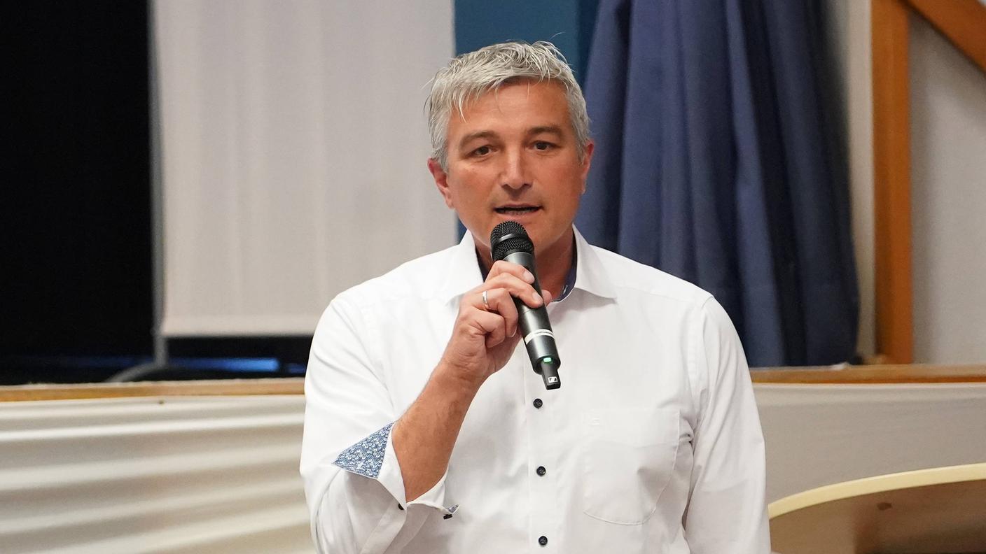 Il sindaco Marcus Merkel (quello vero) in una fotografia del 2024