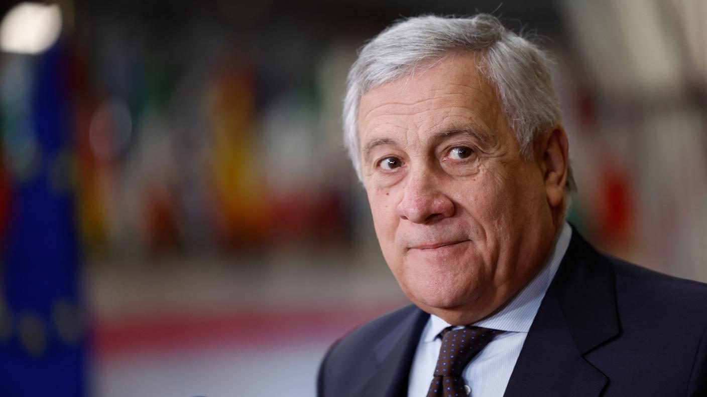 Il ministro degli Esteri italiano, Antonio Tajani