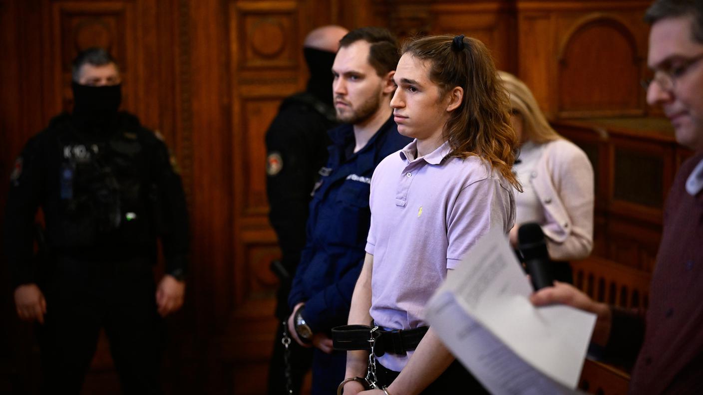 L'attivista portata in aula con le manette