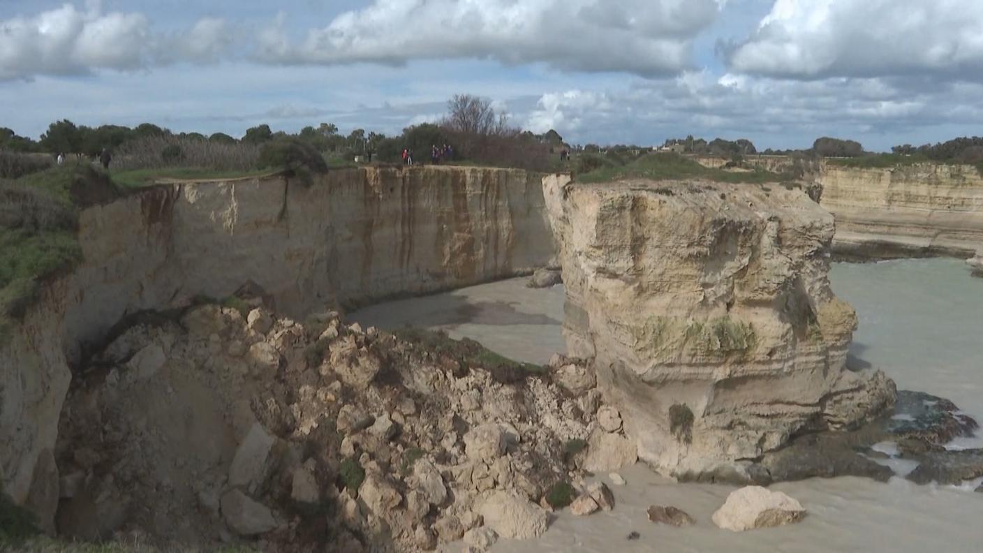 La costa salentina da anni è interessata da fenomeni di erosione