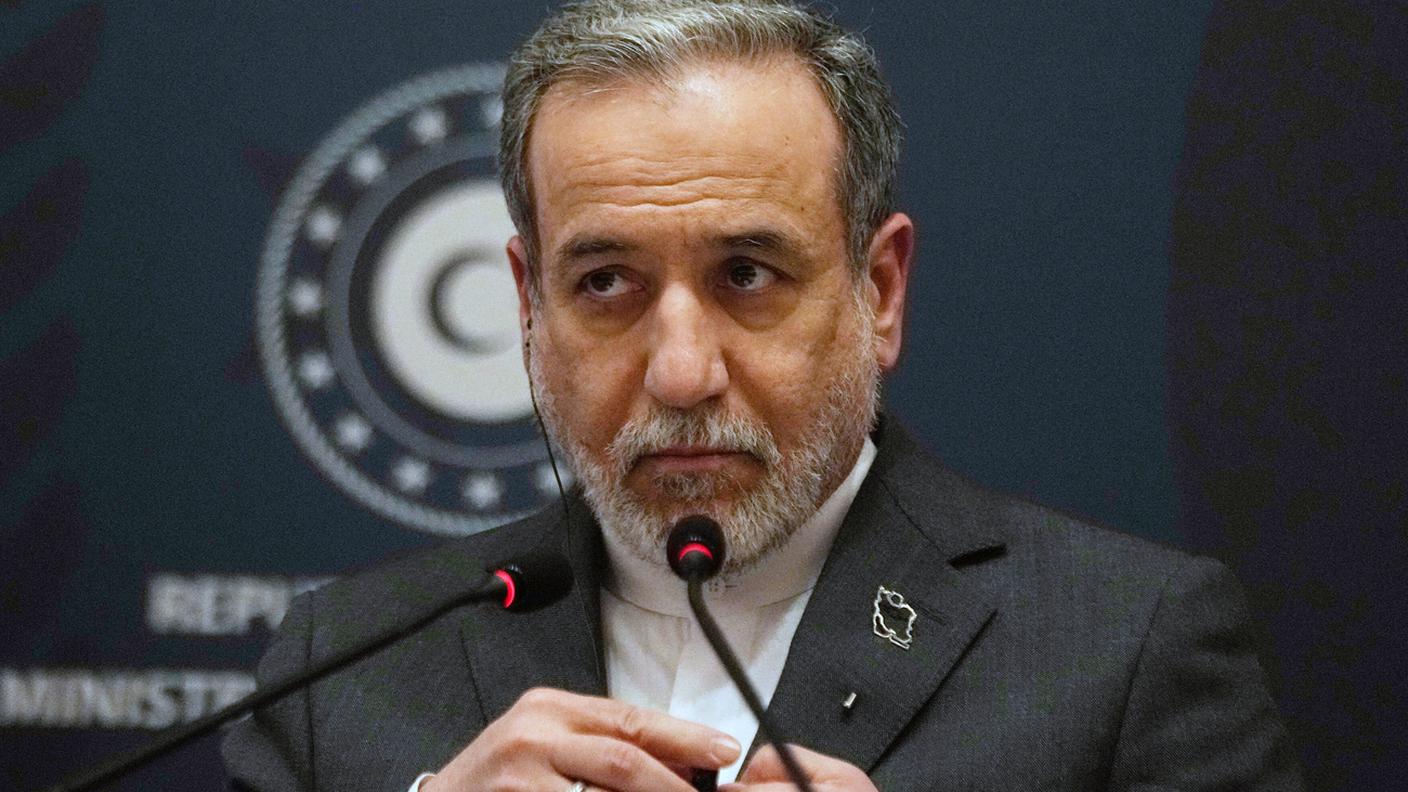 Il ministro degli Esteri iraniano Abbas Araghchi 