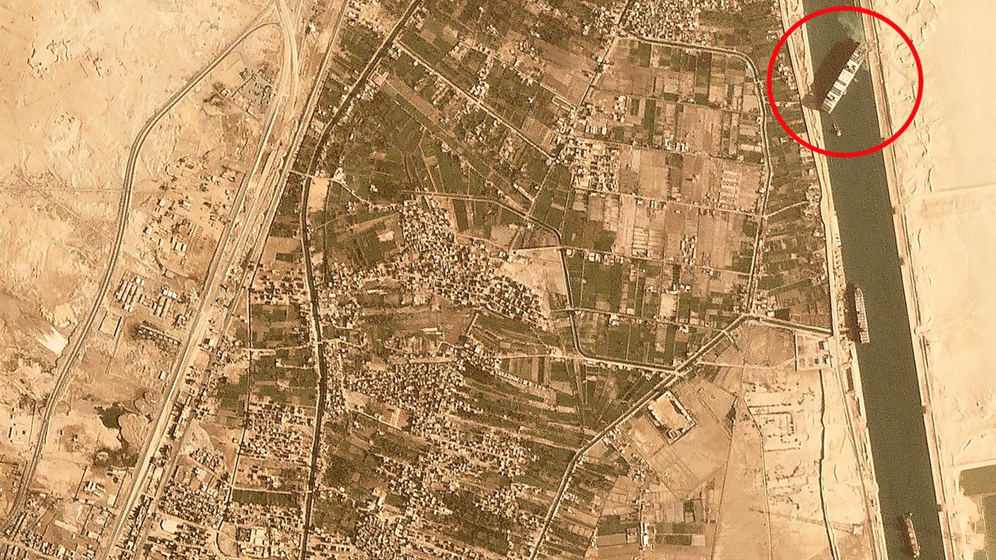 La situazione vista da un satellite Planet Labs Inc