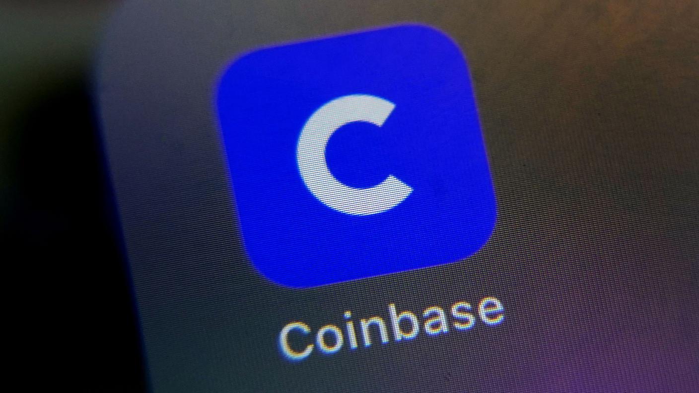 L'applicazione per cellulari di CoinBase