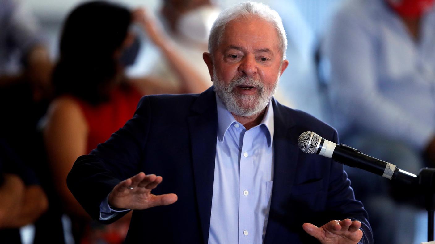 L'ex presidente brasiliano Luiz Inacio da Silva