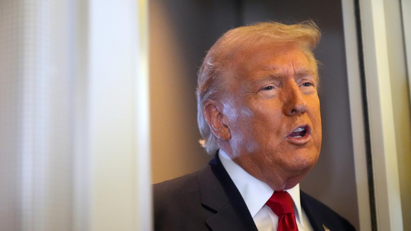 Il presidente statunitense Donald Trump