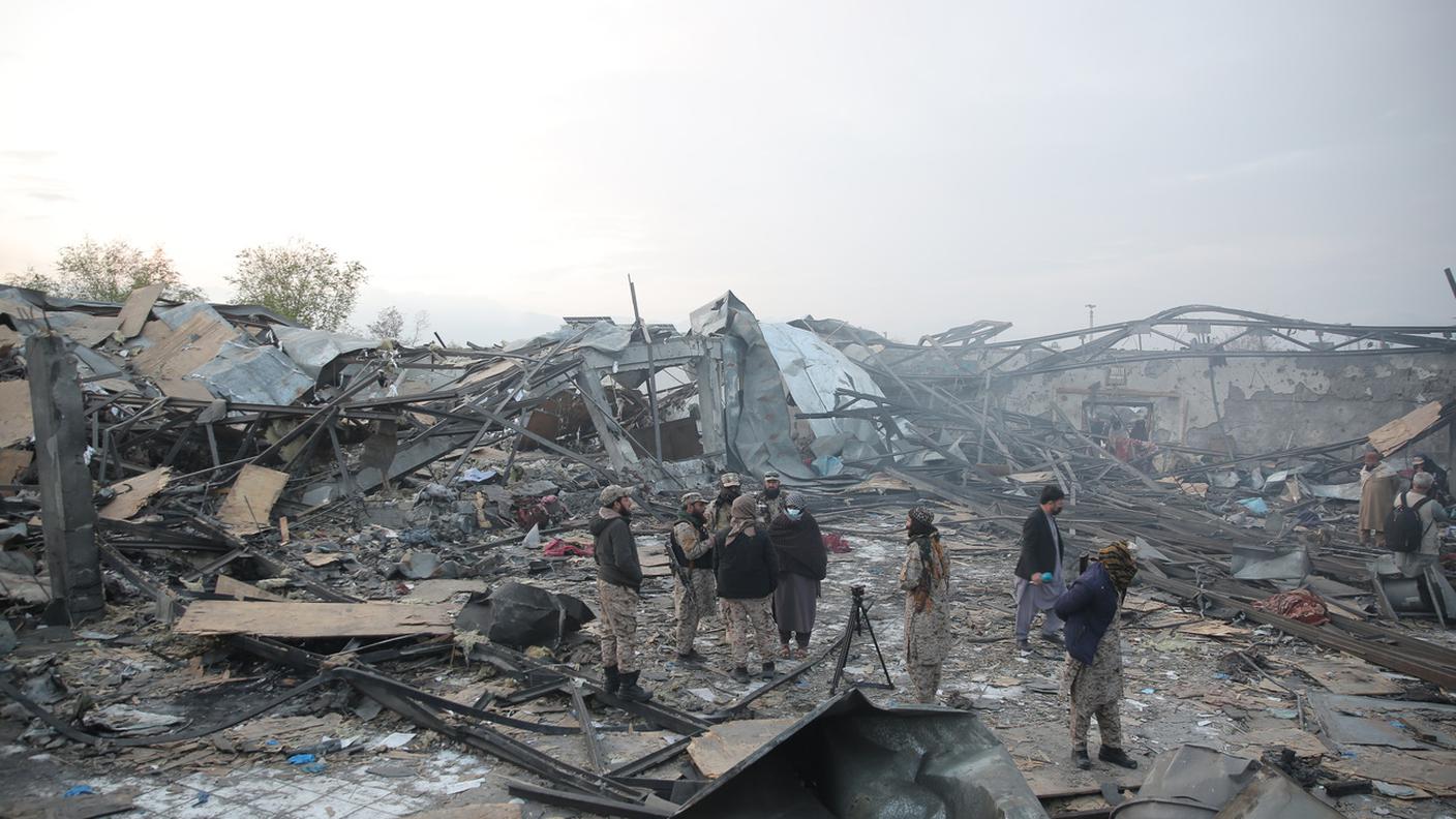 La struttura è andata in gran parte distrutta