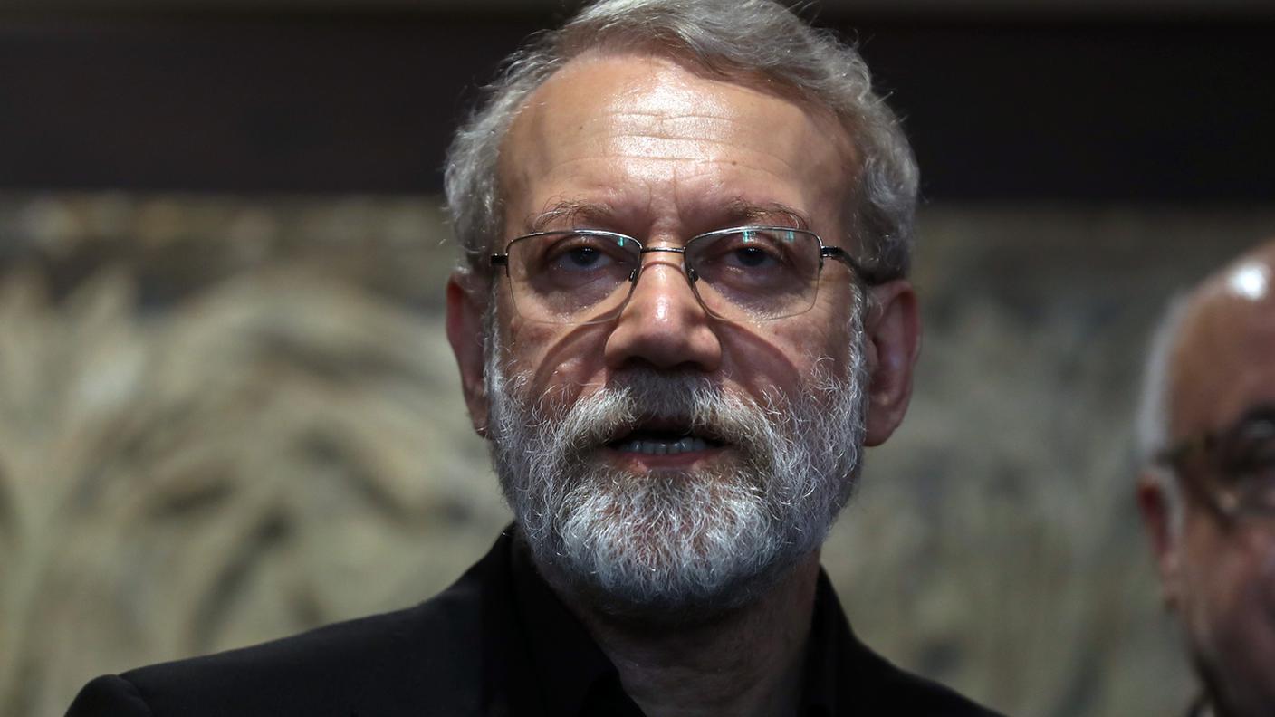 Larijani, qui ripreso in un'immagine risalente allo scorso agosto