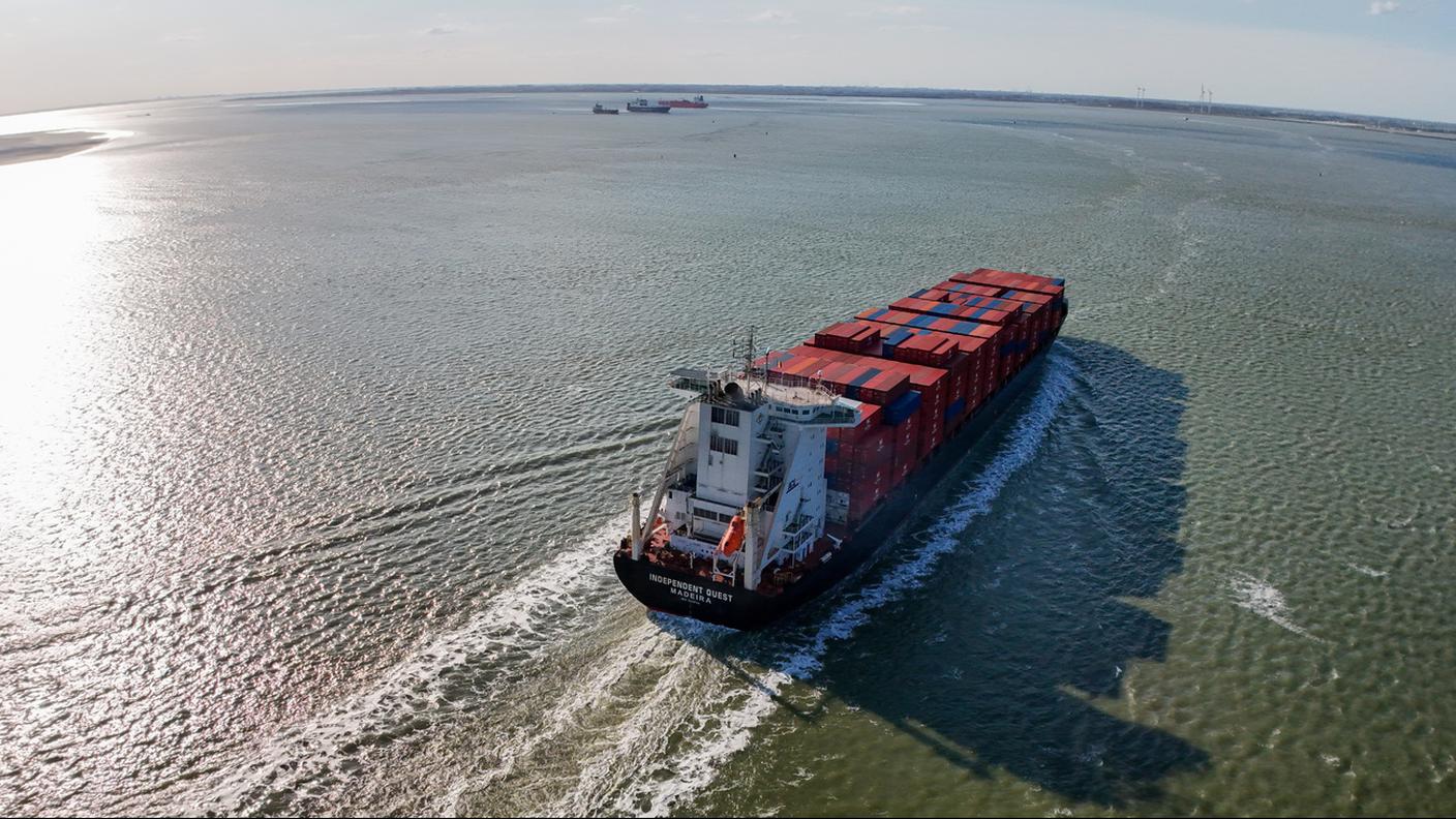 Il 90% delle merci viene trasportato per mare