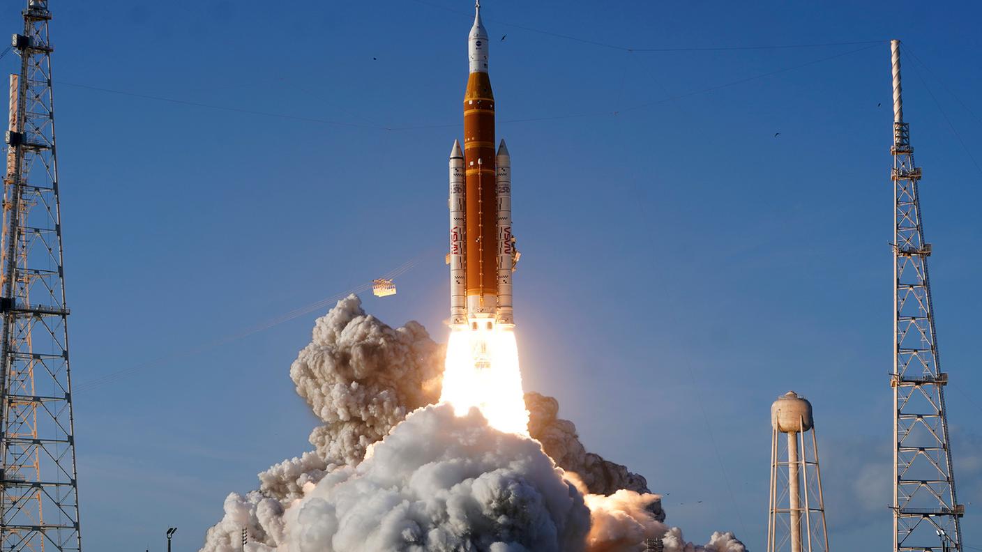 Il momento del lancio