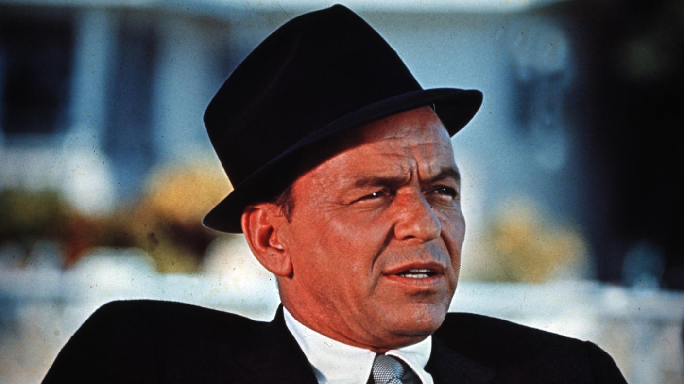 Frank Sinatra in un'immagine scattata nel 1970