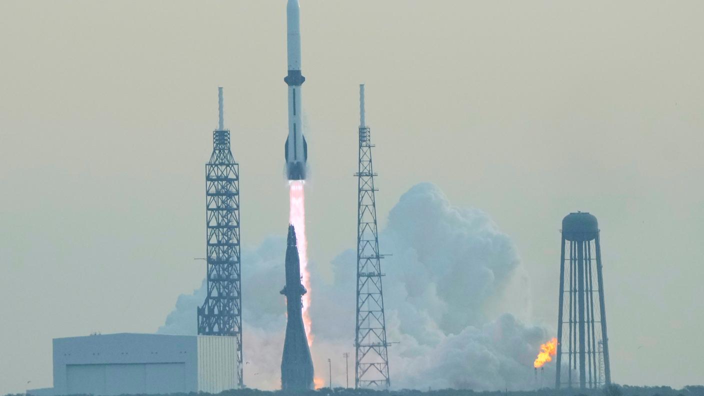 Il  momento del lancio