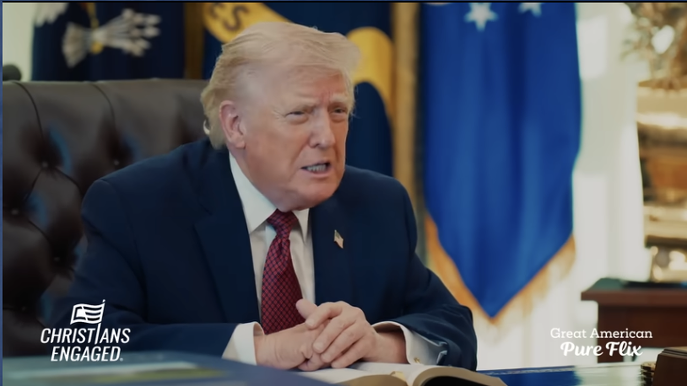 Il presidente Trump ad America Reads the Bible