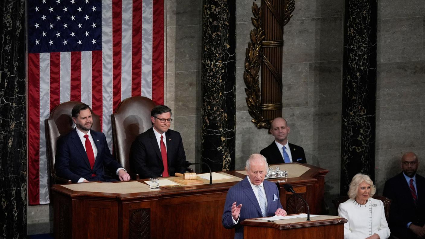 Re Carlo III al Congresso USA