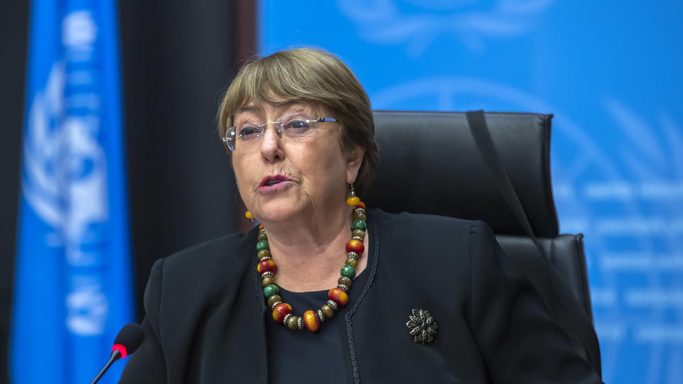 L'Alto Commissario per i diritti umani Michelle Bachelet