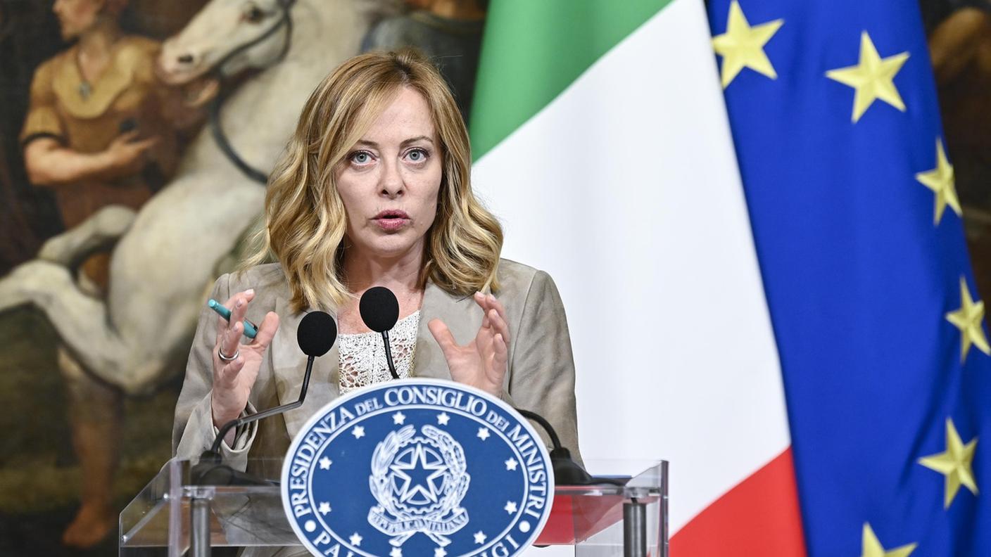 Giorgia Meloni a Palazzo Chigi