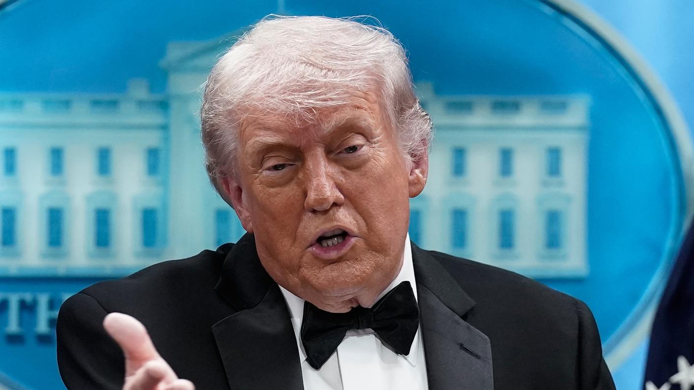 Il presidente statunitense Donald Trump