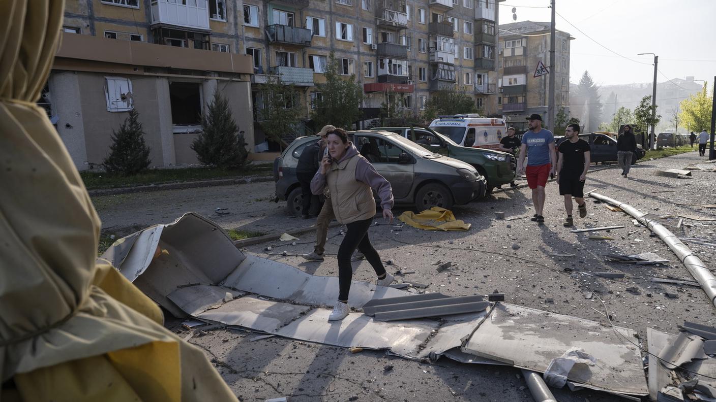 Kramatorsk, lungo la linea del fronte