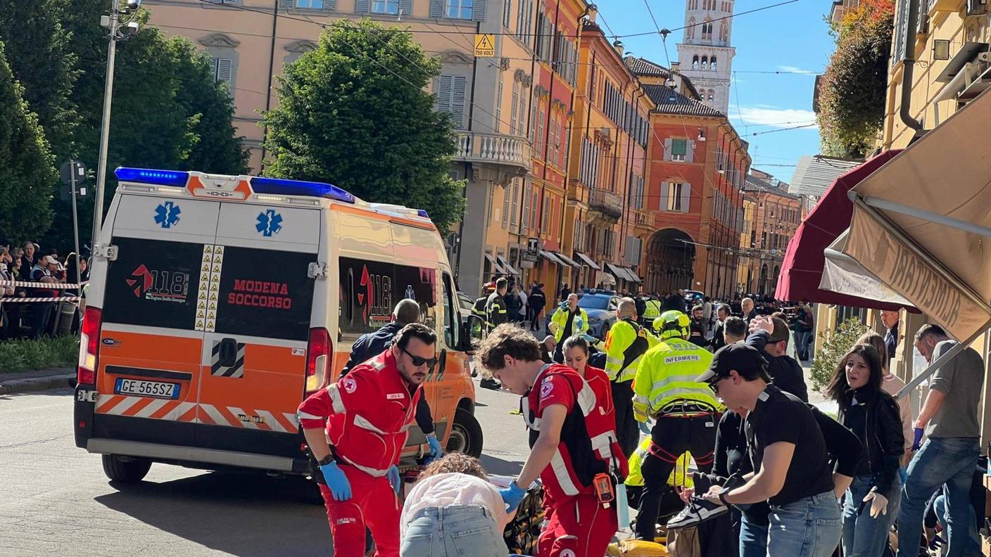 L'intervento sul posto dei soccorritori