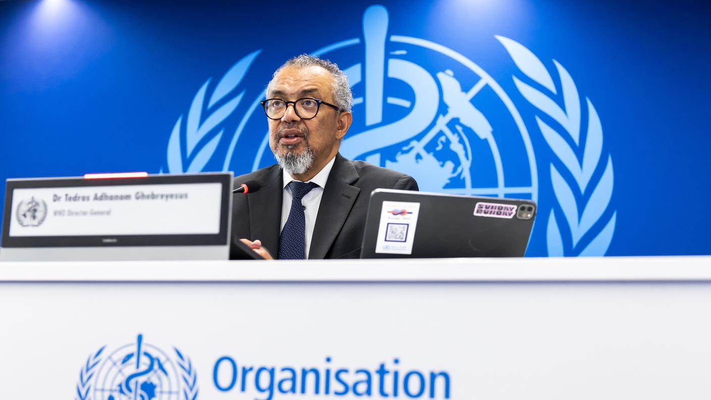 Il direttore generale dell'OMS Tedros Adhanom Ghebreyesus