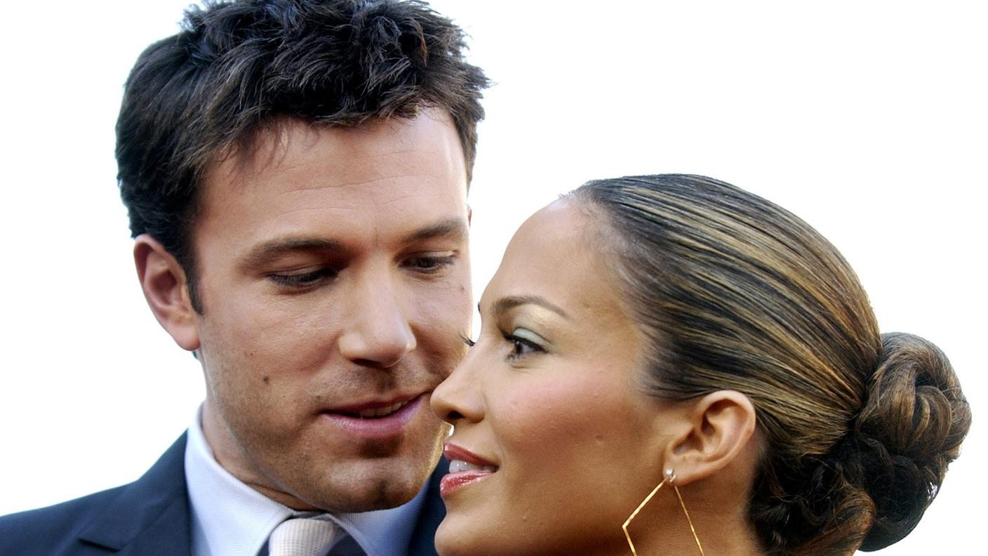 Ben Affleck e Jennifer Lopez: i due attori in un'immagine risalente al 2003