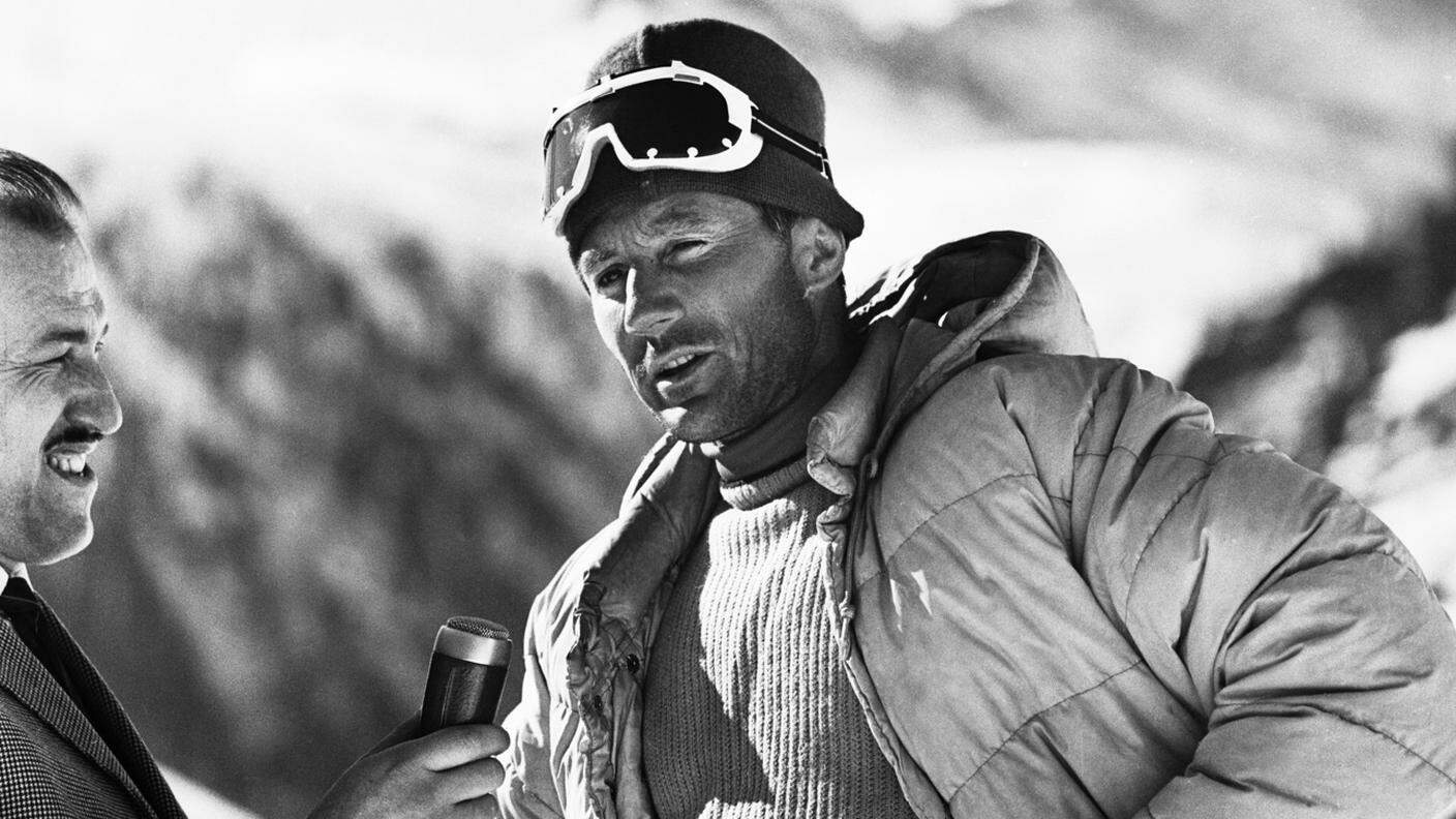 Walter Bonatti intervistato a Zermatt nel 1965