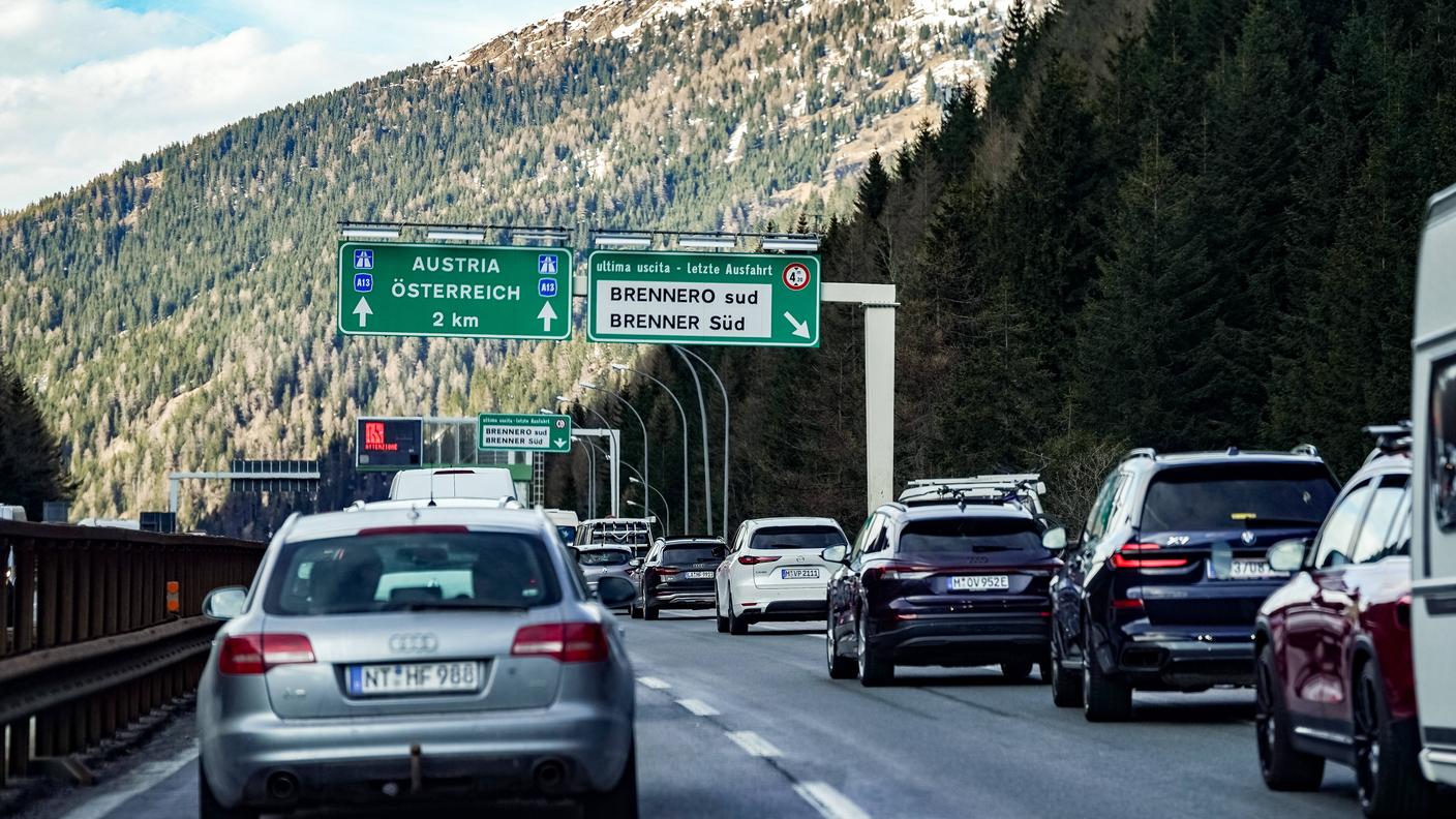 Traffico sull'autostrada del Brennero