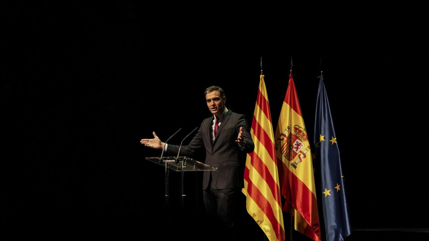 Sanchez al teatro Liceu di Barcellona