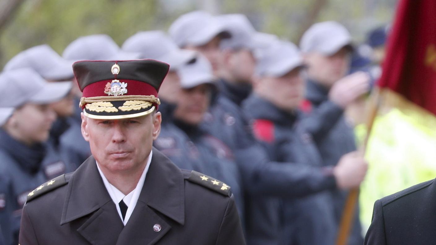 Il generale Kaspars Pudāns, comandante delle forze armate lettoni