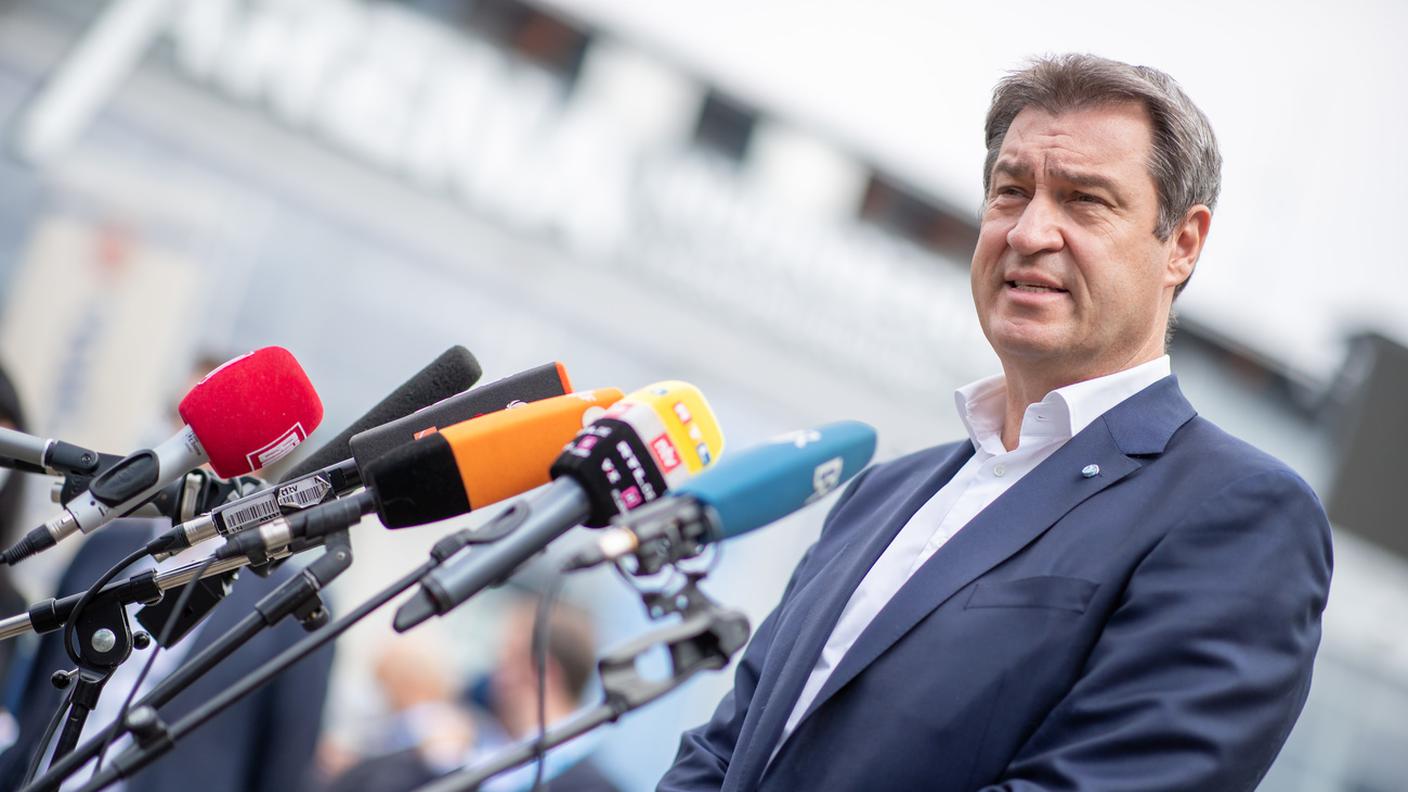 Il premier bavarese Markus Söder