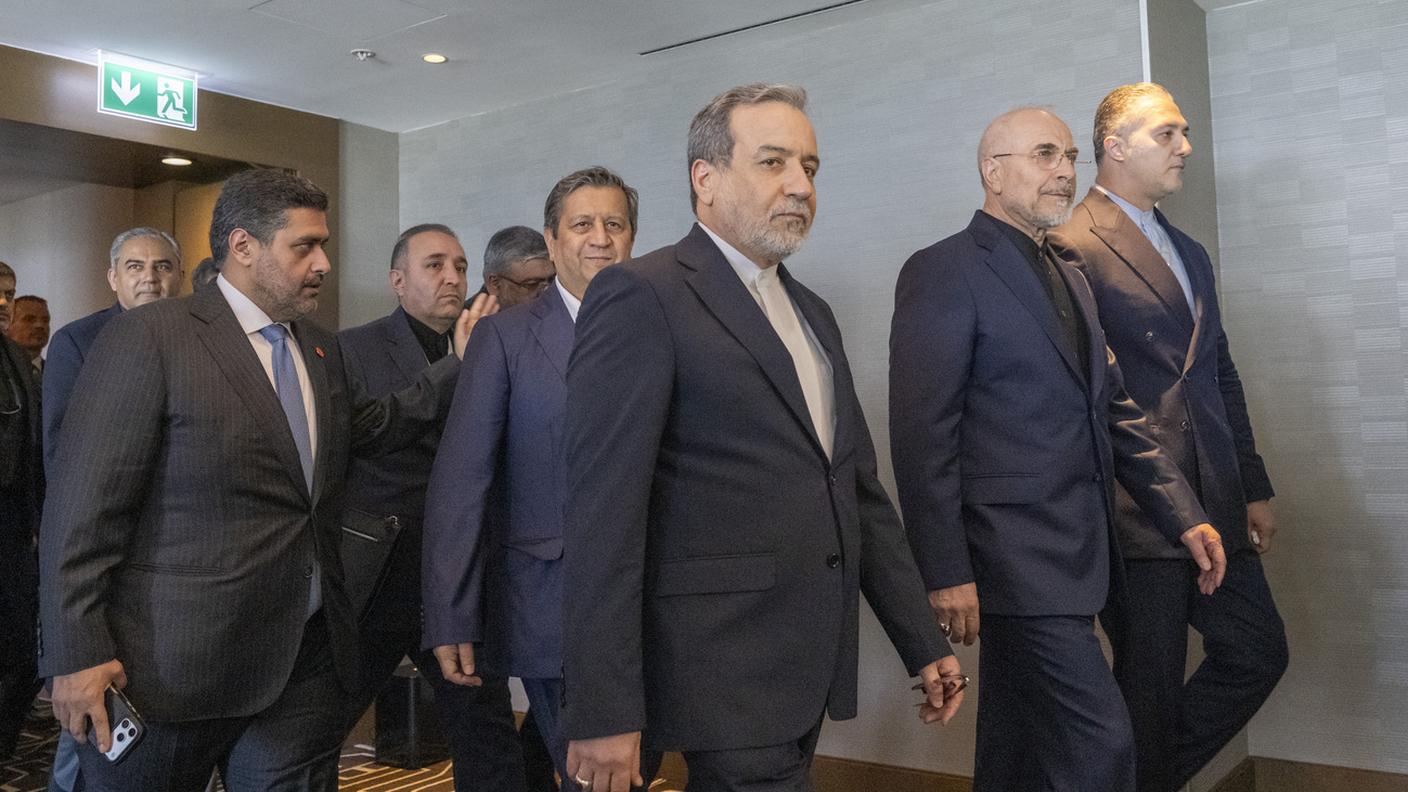 La delegazione iraniana al Bürgenstock
