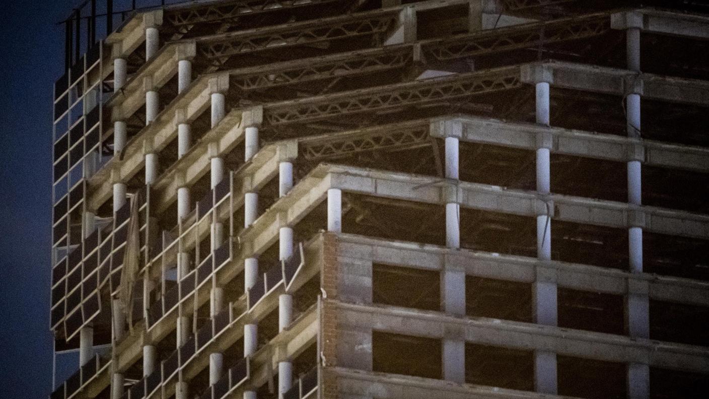 Edifici danneggiati a Caracas