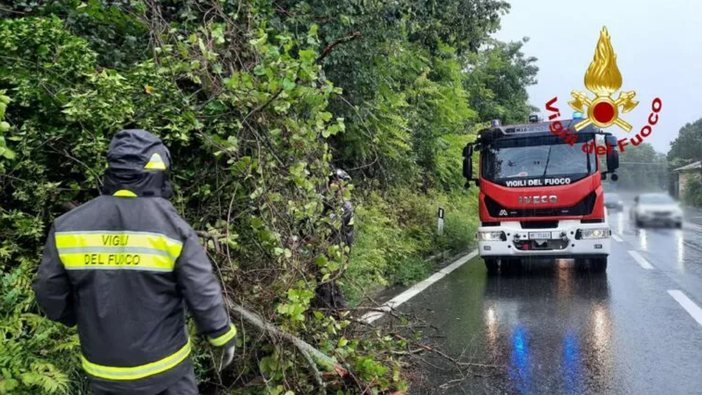 Impegnativi gli interventi per i vigili del fuoco