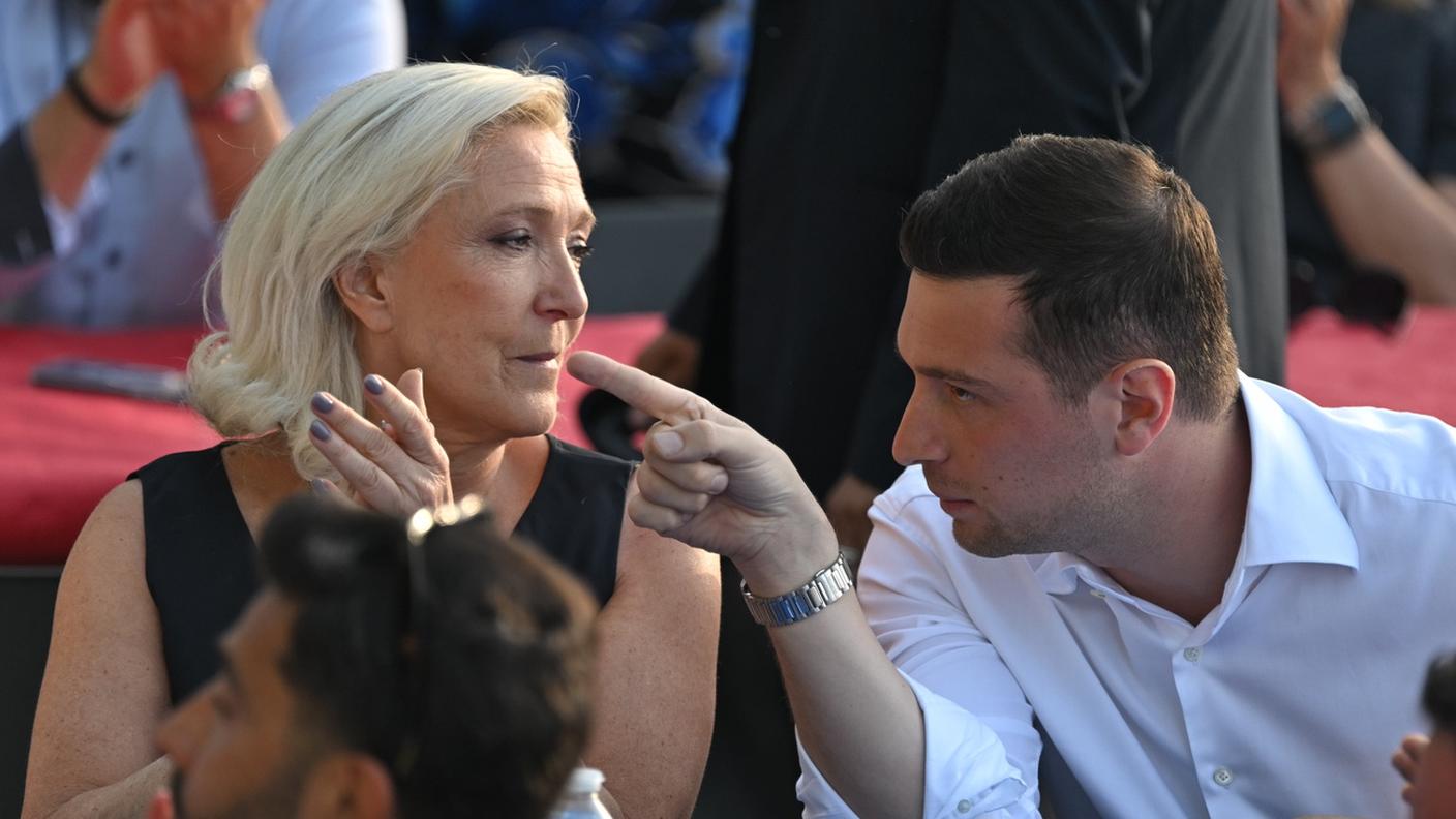 Marine Le Pen e Jordan Bardella
