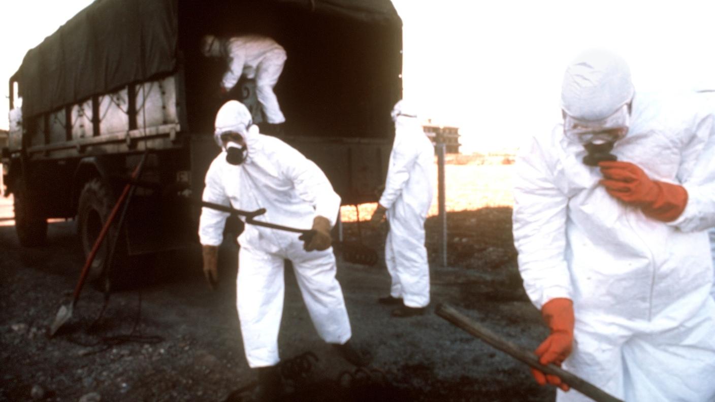 Il suolo venne contaminato, restrizioni all'agricoltura sono rimaste in vigore per anni