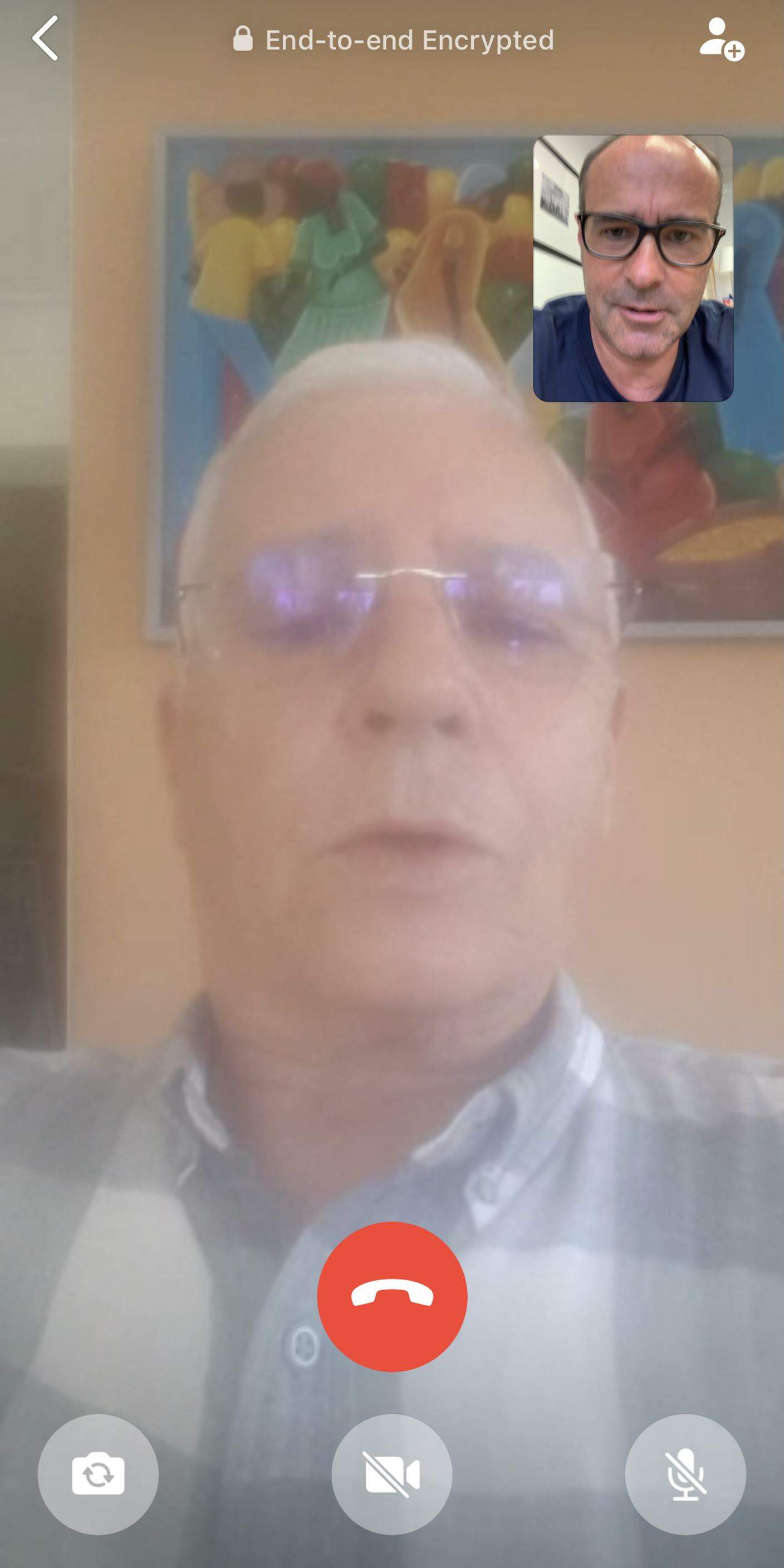 Daniel Soupper durante la sua conversazione online con Massimiliano Herber